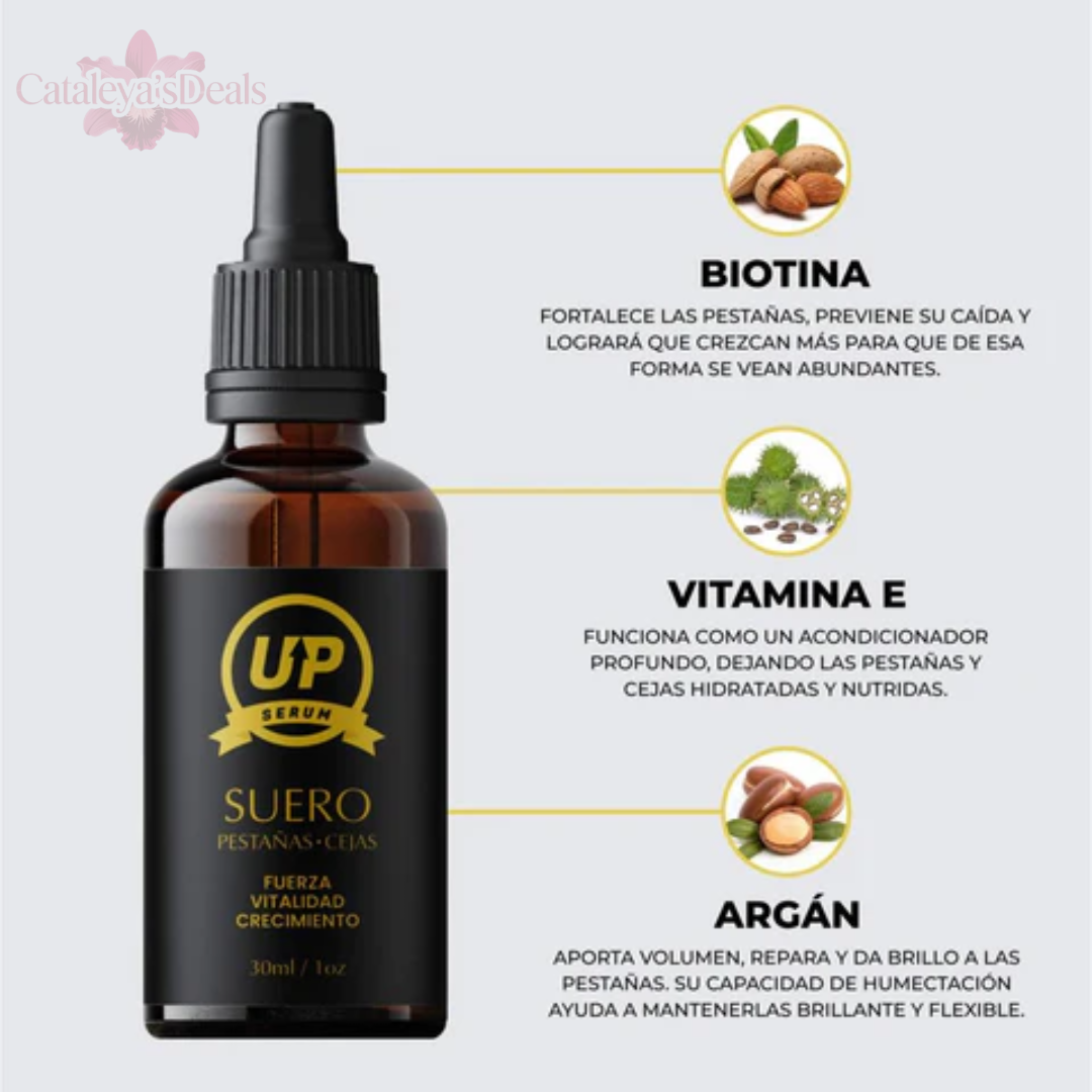Serum para Crecimiento de Pestañas y Cejas - Orgánico